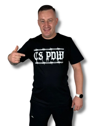 Koszulka męska T-shirt Ciemna Strefa Skazany na trening CS PDW