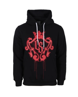 Bluza męska z kapturem Ciemna Strefa CS Herb czarna