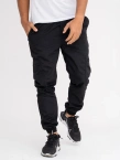 Spodnie męskie Materiałowe Jogger Bojówki Jigga Wear Crown Ripstop Cargo czarne