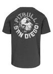 Koszulka męska T-Shirt Pit Bull Pitbull Dog SD grafitowa