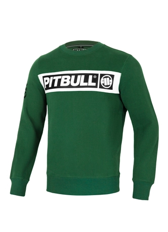 Bluza męska Pitbull Pit Bull Sherwood 24 crewneck zielona