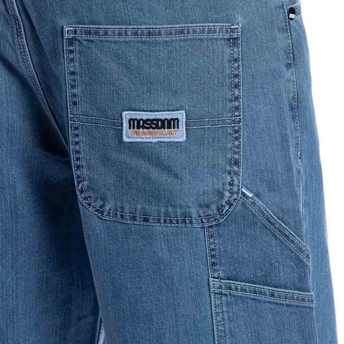 Spodenki Mass DNM Worker Baggy Fit light blue