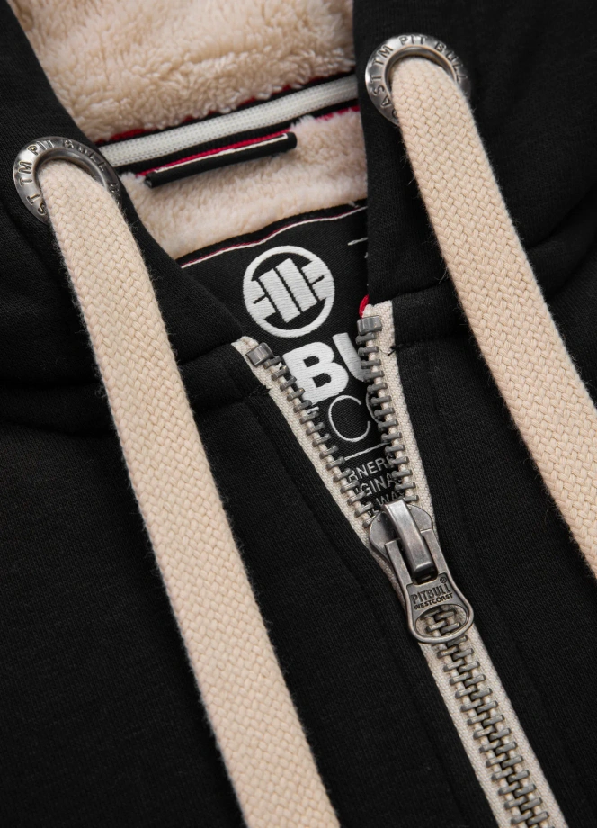 Bluza damska z kapturem ZIP Pit Bull Ruffina czarna