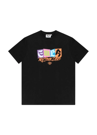 Koszulka t-shirt męski 360 CLTH Emer czarny