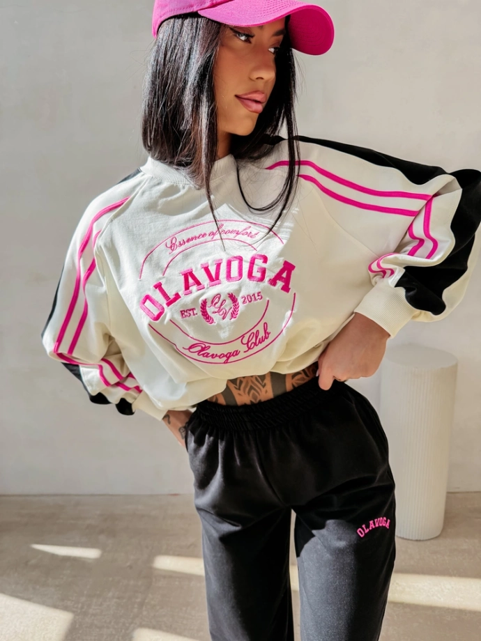 Bluza damska Olavoga Delora kremowo/czarna