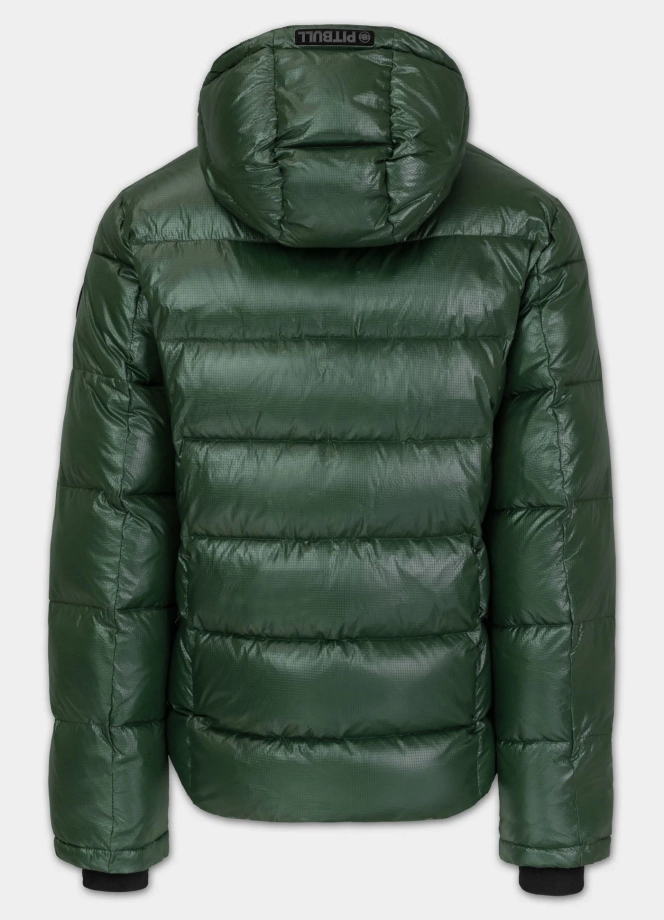 Kurtka zimowa męska Pit Bull Pepperwood butelkowa zieleń