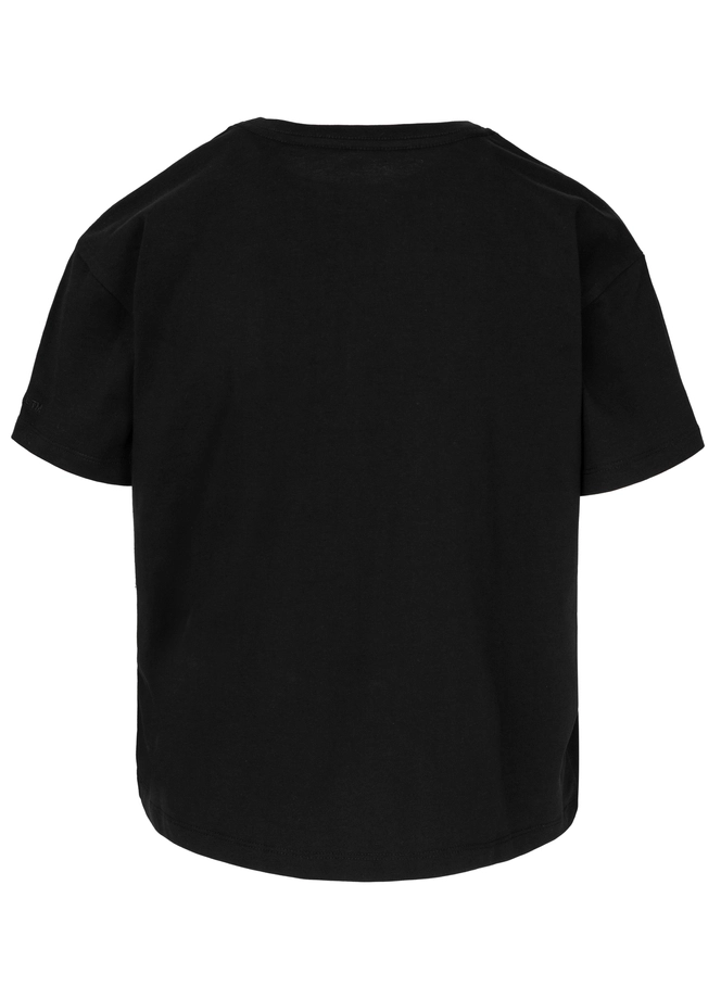 Koszulka damska T-shirt oversize Pit Bull Heart czarna