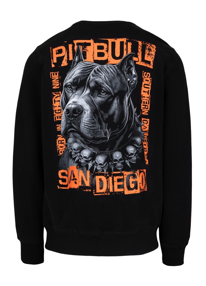 Bluza męska bez kaptura Pit Bull Blacky czarna