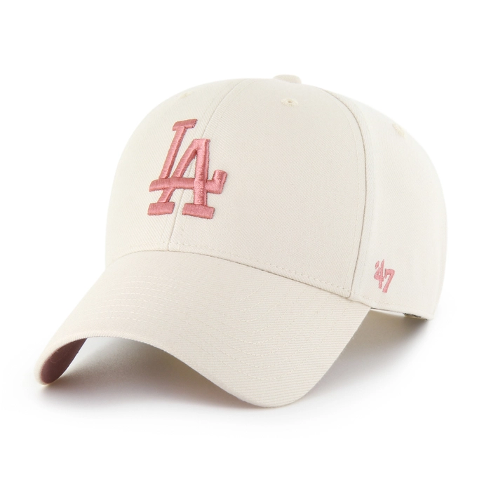 Czapka z daszkiem 47 Brand Los Angeles Dodgers Snap beżowa