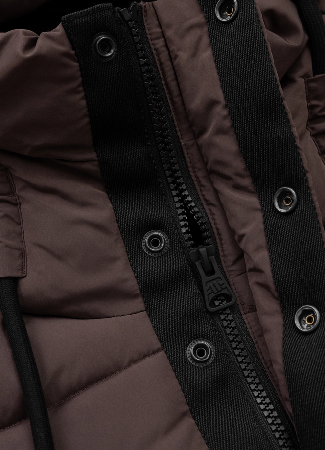 Kurtka damska zimowa Pit Bull Amalia brązowa