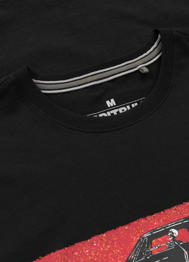 Koszulka męska T-Shirt Pit Bull Pitbull Devil's Deville czarna