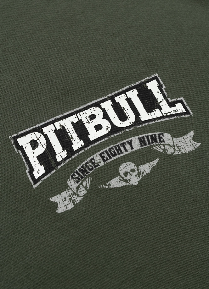 Koszulka męska T-Shirt Pit Bull Pitbull Troublemaker ciemno zielona