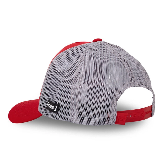 Czapka z daszkiem Capslab Looney Tunes Bugs Bunny czerwono/szara