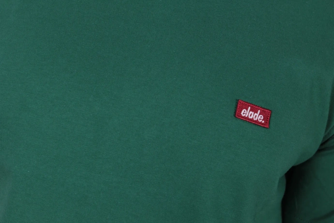 Koszulka męska T-shirt Elade Patch zielona