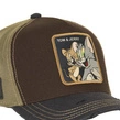 Czapka z daszkiem Capslab Looney Tunes Tom&Jerry brązowa niebieska