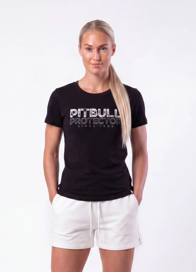 Koszulka t-shirt damska Pit Bull Protector czarna