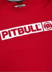 Bluza meska Pitbull Pit Bull Hilltop Terry crewneck czerwona