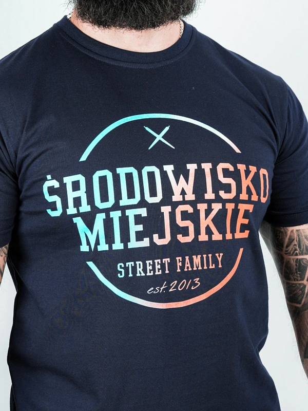 Koszulka męska t-shirt Środowisko Miejskie Theme 2.0 granatowa