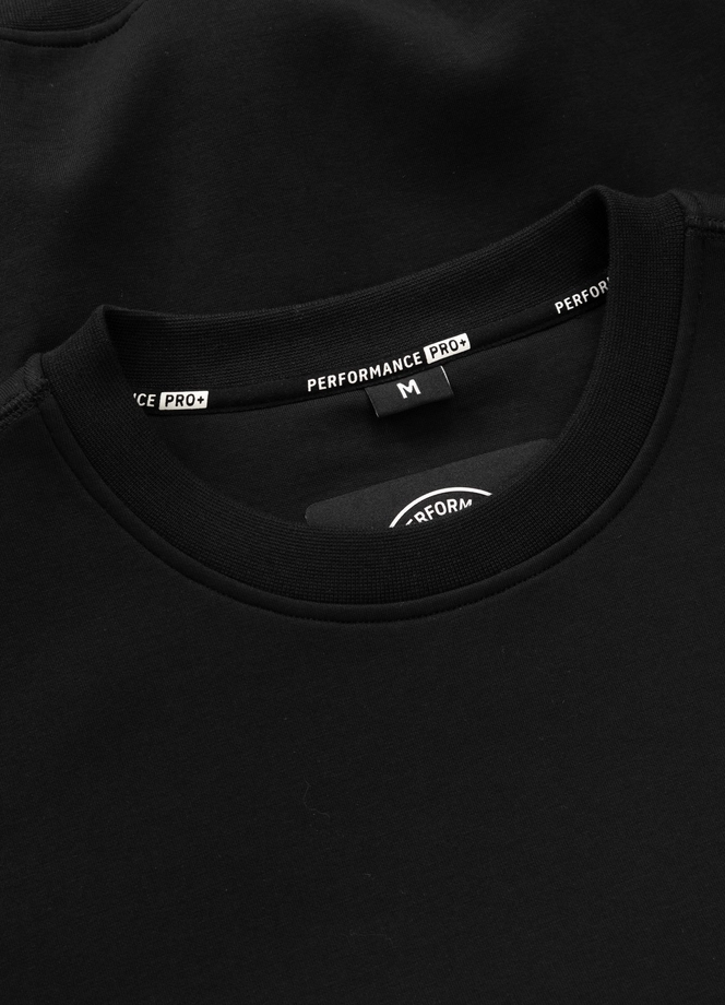 Bluza męska bez kaptura Pitbull Pit Bull Dogwood czarna