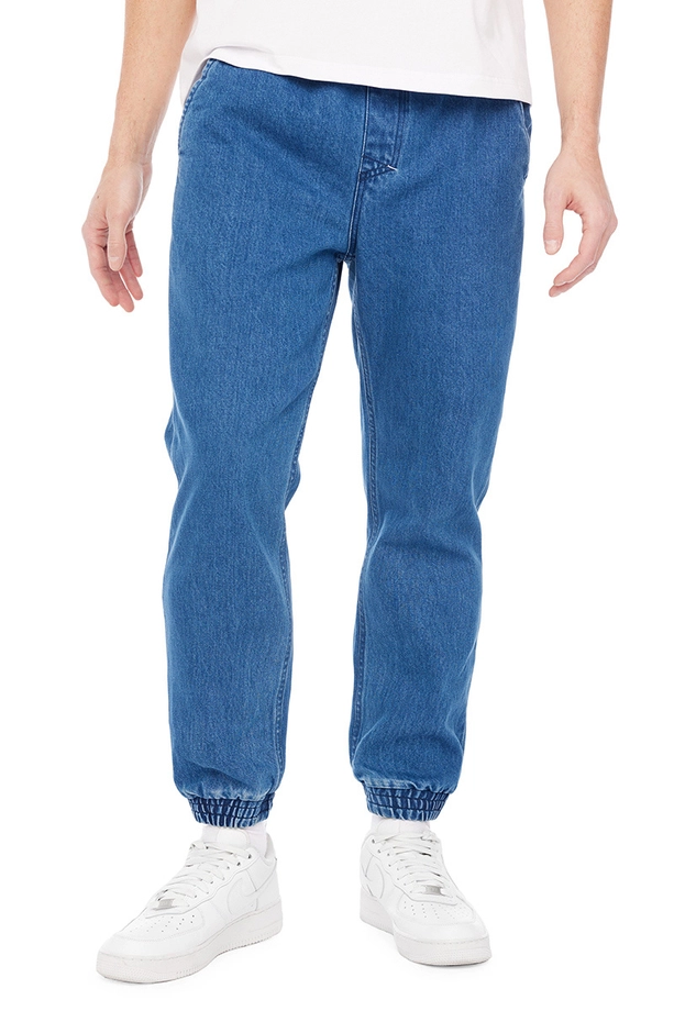 Spodnie męskie Jogger Jeans Mass Denim Signature 2.0 '25 niebieskie