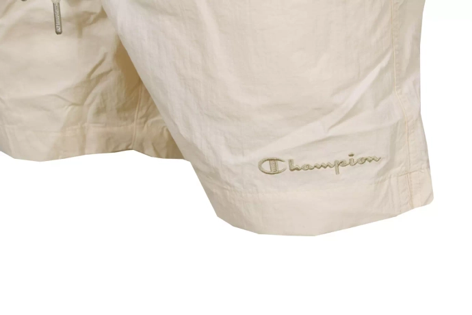 Spodenki szorty kąpielowe Champion Natural Logo beżowe