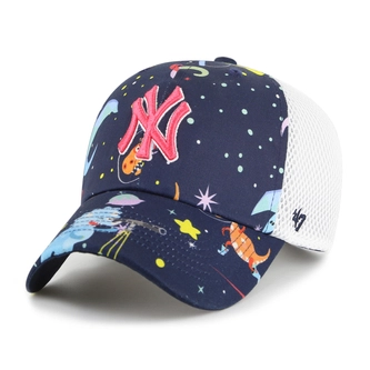 Czapka dziecięca z daszkiem 47 Brand New York Yankees Kids Space Dino Clean Up granatowa