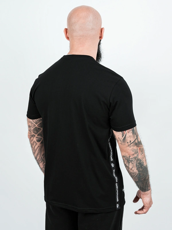 Koszulka męska t-shirt Środowisko Miejskie Miś Lampas czarna