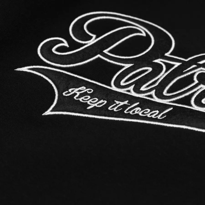 Bluza męska klasyczna Patriotic Collage Tag crewneck czarna