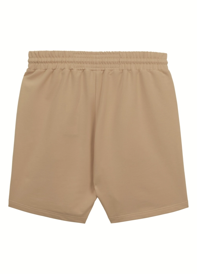 Komplet dresowy męski krótki Pitbull Pit Bull Tape Nugget beżowy