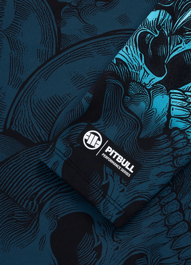 Koszulka męska rashguard Pitbull Longsleeve Guardian Angel czarna