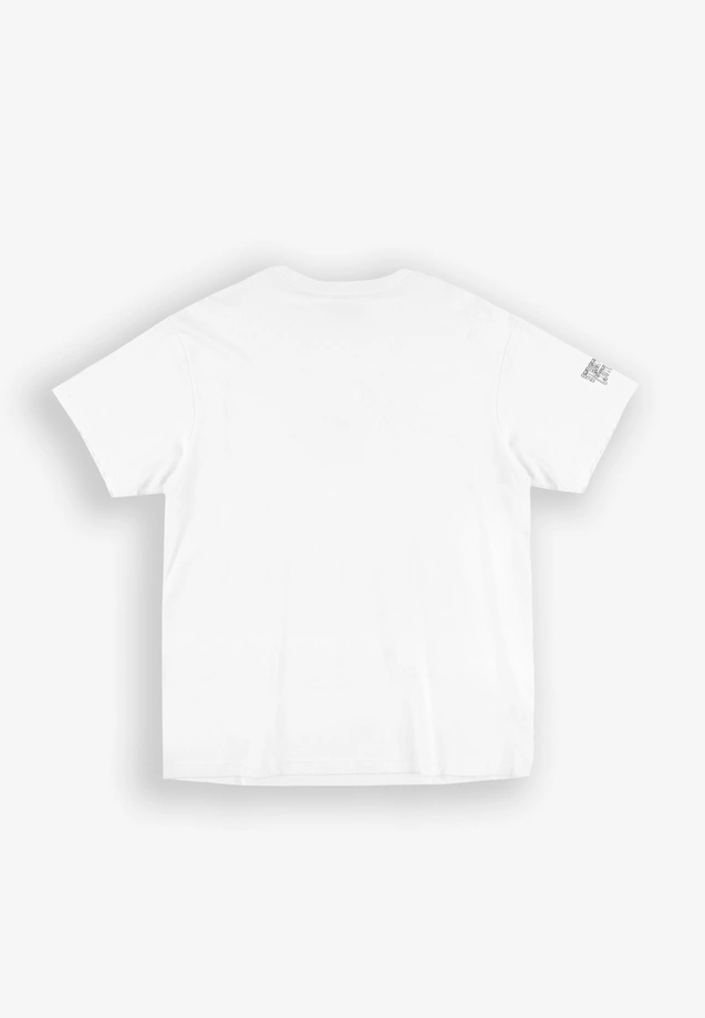 Koszulka męska t-shirt oversize Prosto Football Fan biała