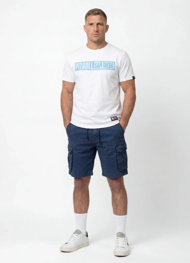 Koszulka męska T-Shirt Pitbull Eighty Nine Dog biała