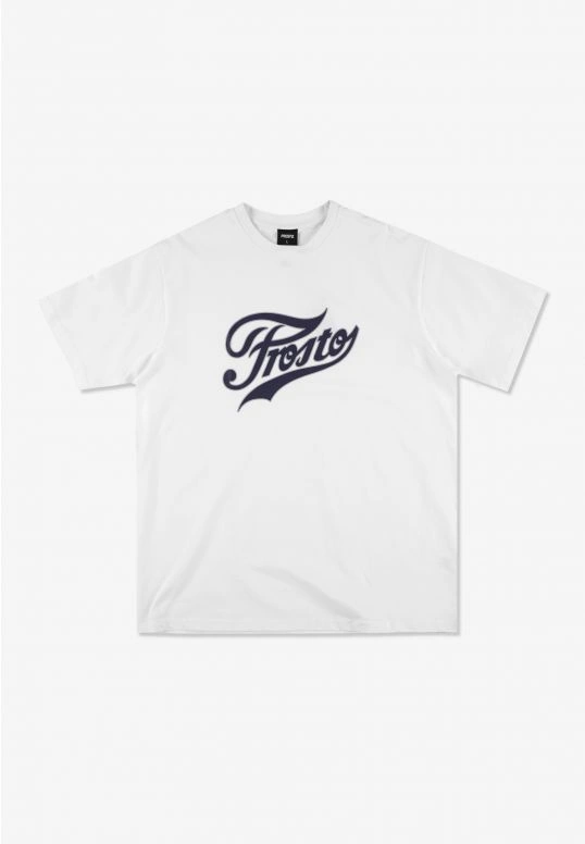Koszulka męska t-shirt Prosto Varsity biała