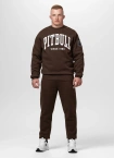 Bluza męska bez kaptura Pit Bull Norton brązowa
