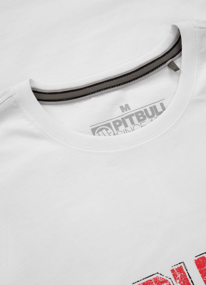 Koszulka męska T-Shirt Pit Bull Pitbull Dog 89 biała