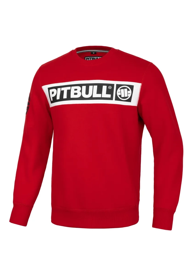 Bluza Pitbull Pit Bull Sherwood 24 crewneck czerwona