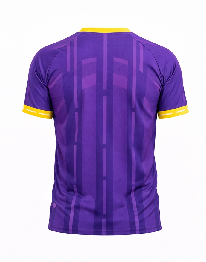 Koszulka męska T-shirt Patriotic La Football fioletowa
