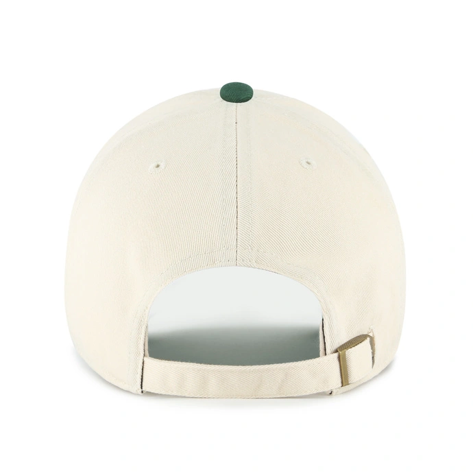 Czapka z daszkiem 47 Brand Oakland Athletics Windham Clean Up kremowa zielona