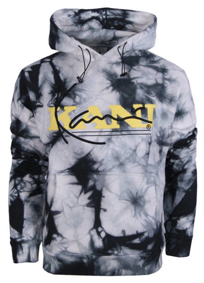 Bluza z kapturem Karl Kani Signature Gradient hoodie white/dark grey