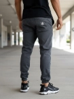 Spodnie męskie Jogger Jeans Jigga Wear Crown szare