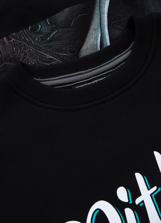 Bluza męska Pitbull Pit Bull Santa Muerte crewneck czarna