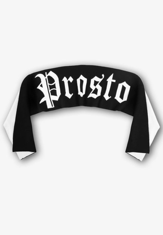 Szalik Prosto Identity czarno/biały