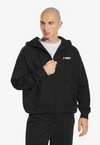 Bluza męska rozpinana z kapturem Prosto Logo czarna