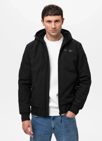 Kurtka zimowa męska Pit Bull Softshell Winter Midway 25 czarna