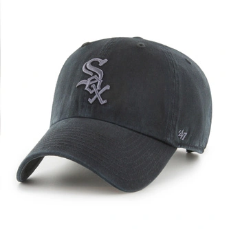 Czapka z daszkiem 47 Brand Chicago White Sox Clean Up czarna