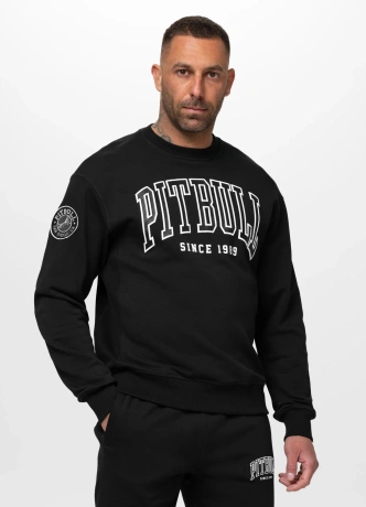 Bluza męska bez kaptura Pit Bull Badger czarna