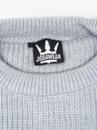 Sweter męski oversize Jigga Wear szary