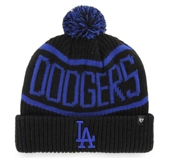 Czapka zimowa 47 Brand MLB Los Angeles Dodgers Calgary black