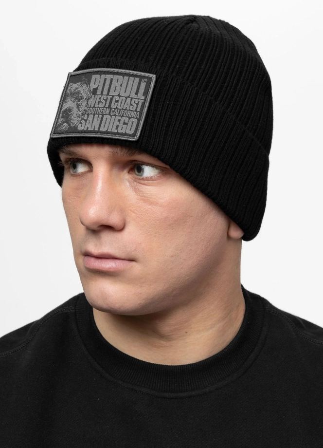 Czapka zimowa Pit Bull Beanie Silvas Blood Dog czarna