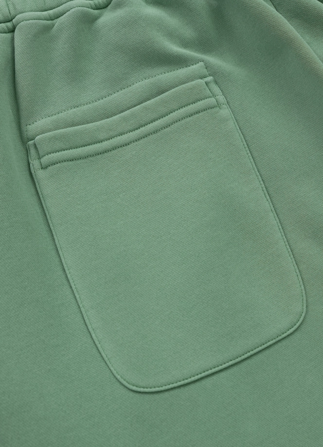 Spodnie męskie dresowe Pitbull Pit Bull Lancaster 2 Washed zielone